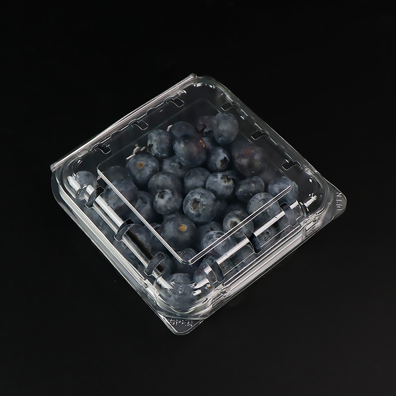 Áfonya doboz gyümölcsdoboz fedéllel 103*108*42 mm Hgf-125b
